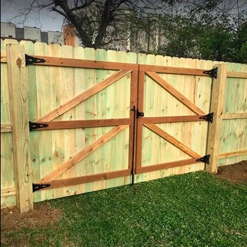 Fence installed by Ram Fence Company